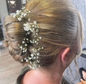 Wedding day hair salon southwick